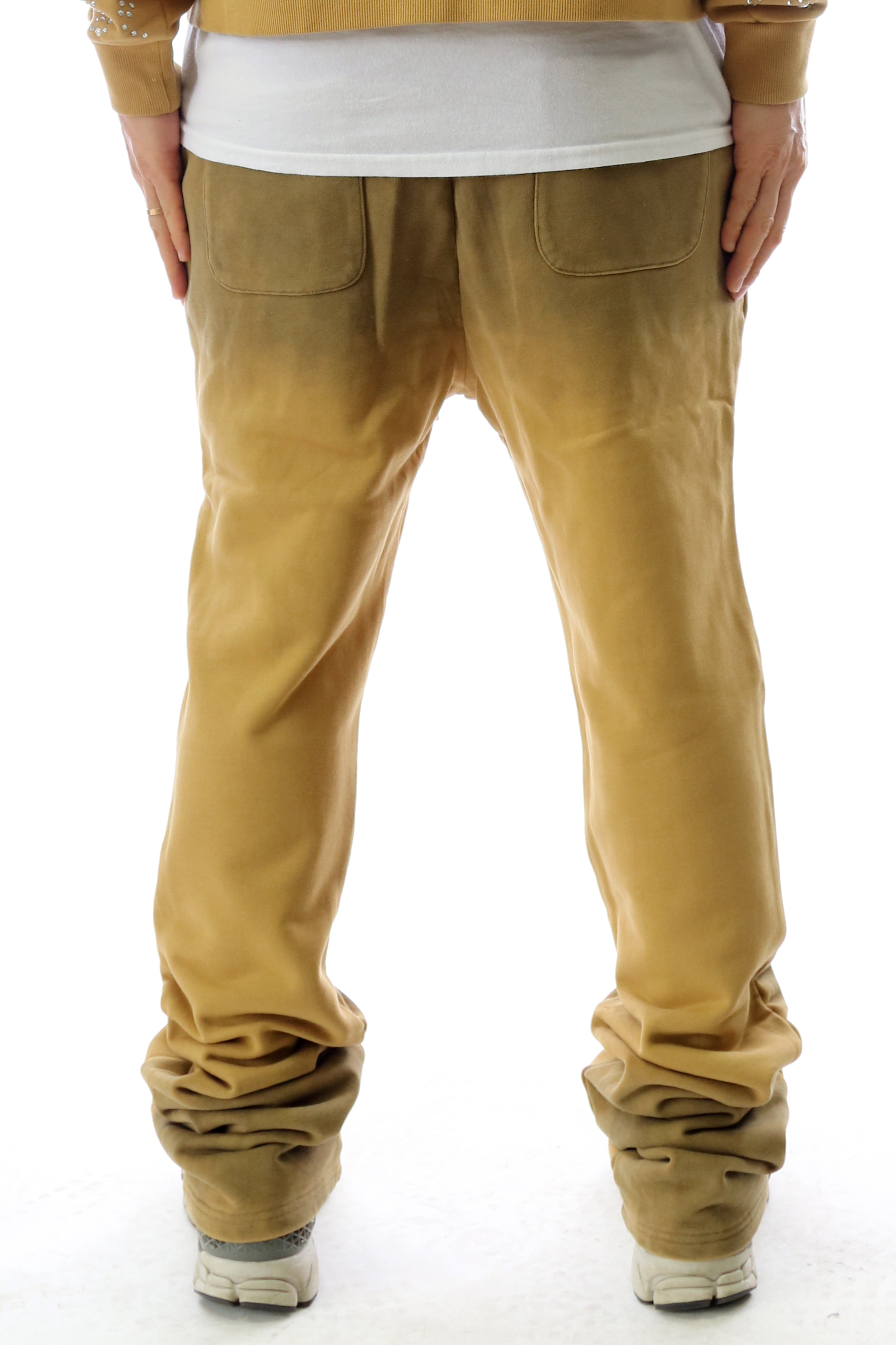 HUSK Washed French Terry Stacked Jogger Pants