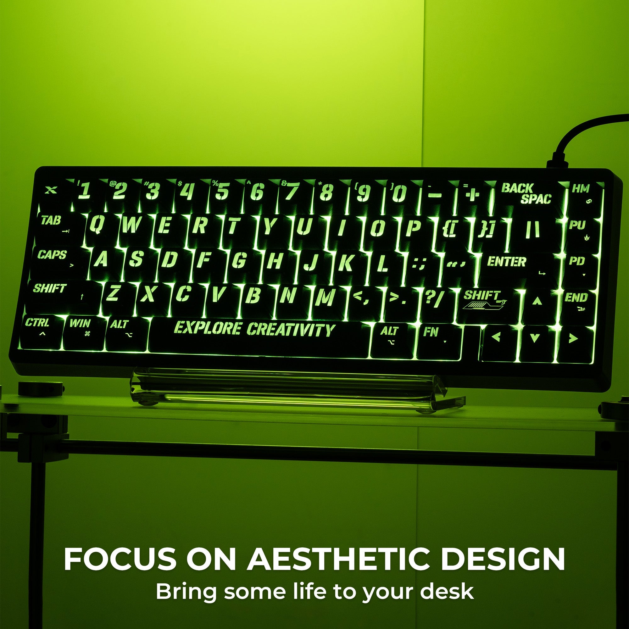 XVX MIAMI Pattern OEM Profile IMD-Tech Keycap Set