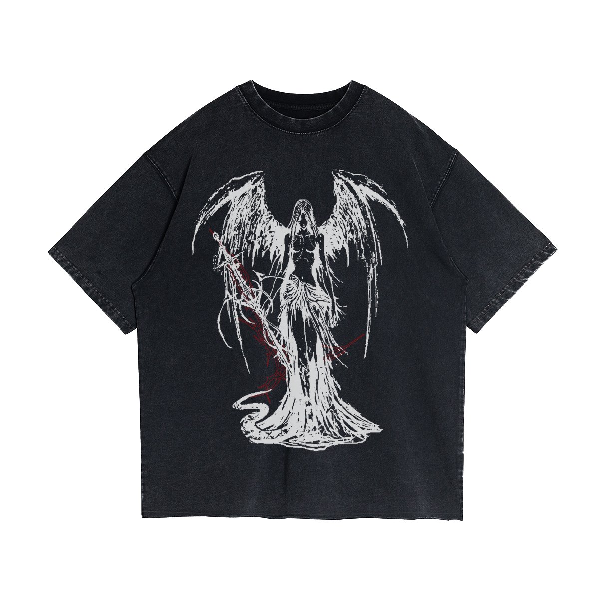 Fallen Angel Garment Dyed Streetwear Tee