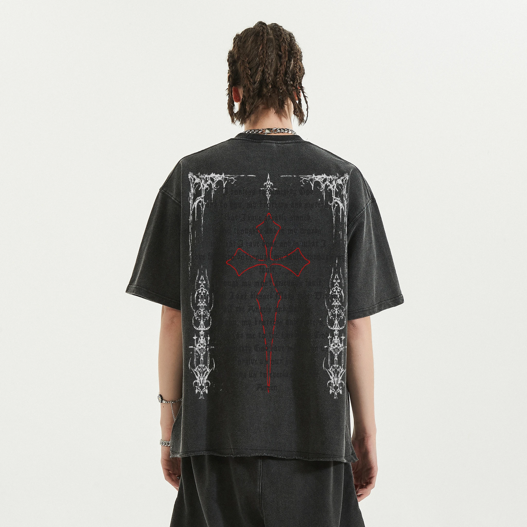 Fallen Angel Garment Dyed Streetwear Tee