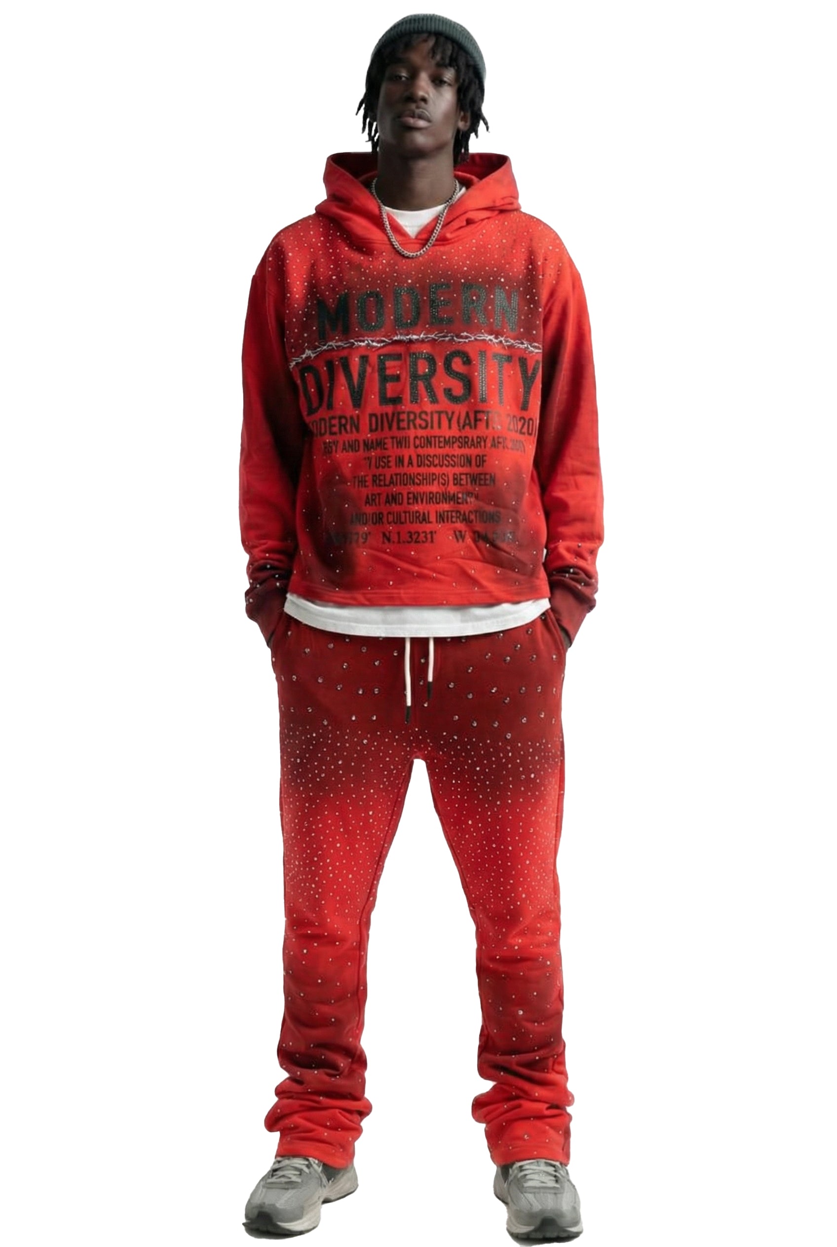 SYNTH French Terry Long Sleeve Crop Top Pullover Hoodie only