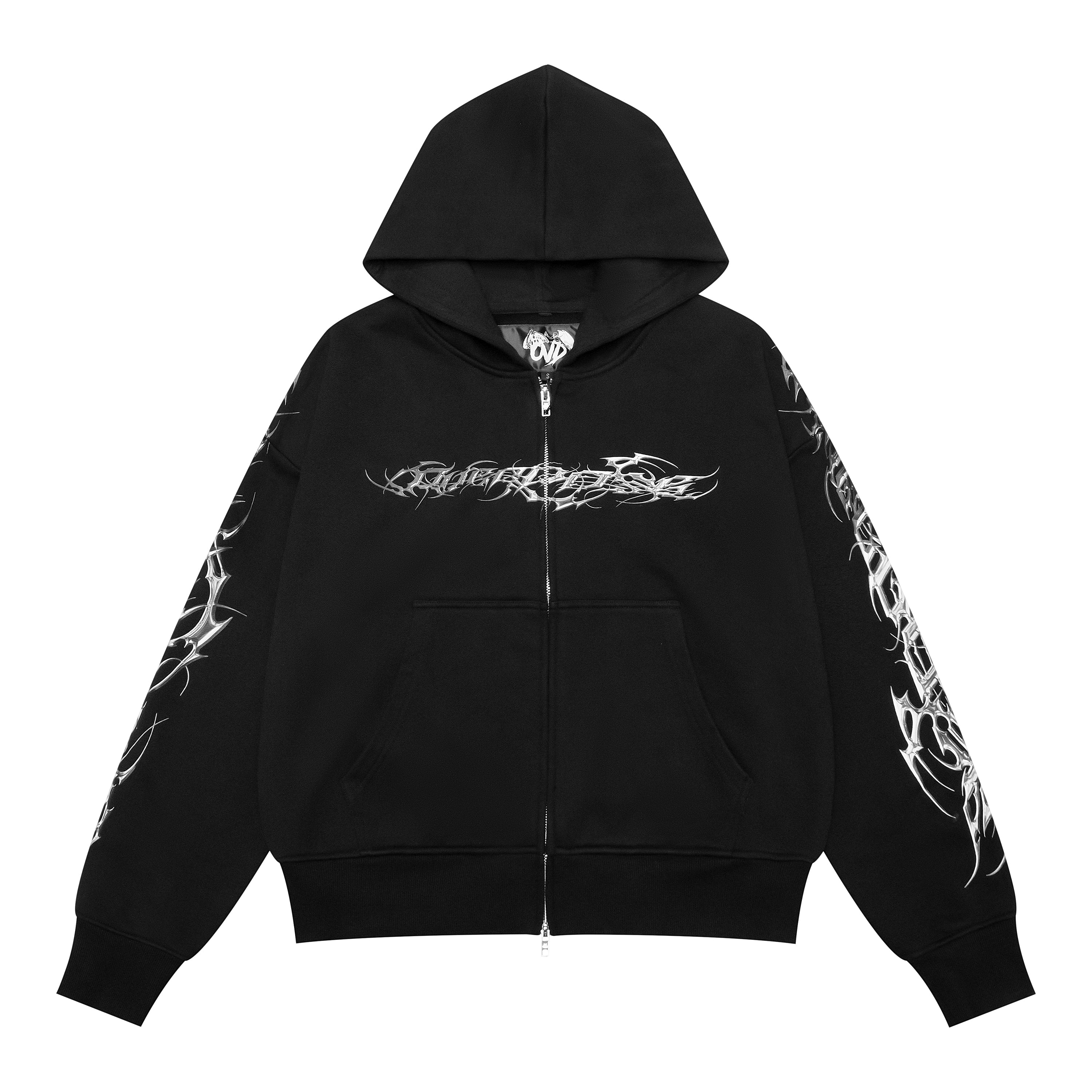 "TRIBAMETAL" ZIP UP